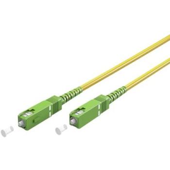 Cable Fibra Óptica Monomodo Simplex 10m OS2 SC/APC Compatible con Orange, Movistar, Vodafone, Masmovil, Yoigo y Jazztel