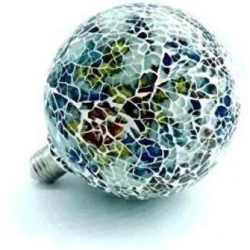 F-Bright Led BOMBILLA DECORATIVA TIFFANY AZUL 4W