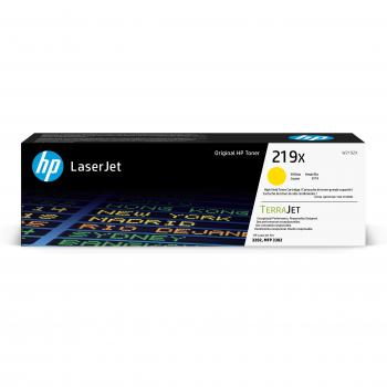 Cartucho de Tóner HP LaserJet 219X de alta capacidad amarillo