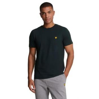 Lyle & Scott Men's Sports Tape T-Shirt - Navy and Black - Large Size