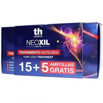 Thader Th Pharma - Tratamiento Capilar Anticaída Neoxil Forte Unisex Hiporalergénico Adaptado a Cuero Cabelludo Sensible, 20x10ml