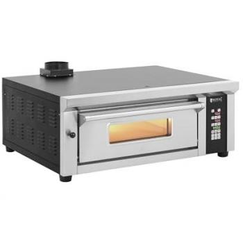 Horno Eléctrico para Pizza - 4 x 33 cm - 1 Cámara - 4200 W - Digital - Piedra Refractaria - Royal Catering