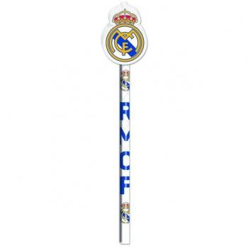 Lápiz con goma decorada Real Madrid