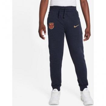 Pantalón de fútbol para niños FC Barcelona Nike, color marino, talla 14