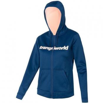 Sudadera Trangoworld Liena Mujer Poseidon Capucha Azul Talla M
