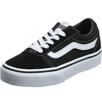 Vans Filmore Suede Canvas Trainers - Black/White - Male - Size: 8 UK