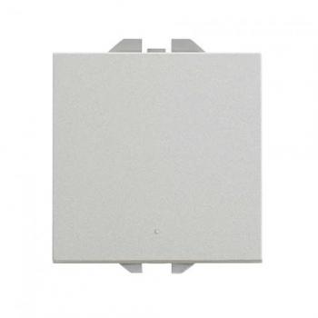 Conmutador Pulsante 10 AX Aluminio Simon 20000201-093