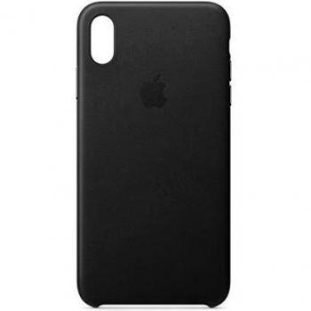 Funda de Cuero Apple para iPhone XS Max, 5.85 pulgadas - Color Negro