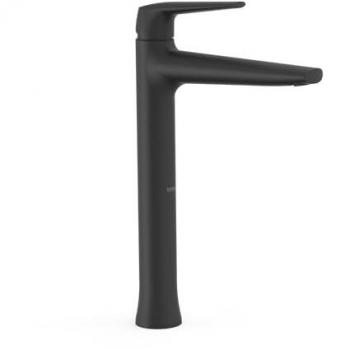 Grifo Monomando Caño XXL para Lavabo Color Negro Mate Tres Fuji 28180301NM