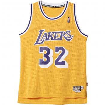 adidas Intl Retired Jersey - Camiseta para hombre, color amarillo / morado / blanco, talla M
