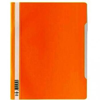 Durable 257004 Carpeta con tapa transparente, extra ancha, 50 piezas, amarilla