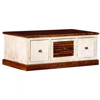 vidaXL Mesa Centro Madera 90x50x35 cm Mesita Mesilla Consola Mueble Auxiliar