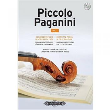 Piccolo Paganini Vol. 1 - 30 piezas de recital para violín y piano en primera posición con CD de acompañamiento