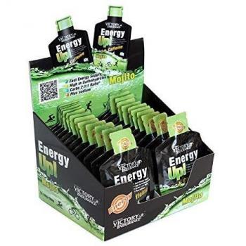 Energy Up Gel Cafeína Sabor Mojito, con cafeína. con plus de sodio, Energía inmediata, 40 g