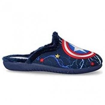 PEKES Zapatilla de casa cómoda niño GAM 12 Marino - 34, Marino