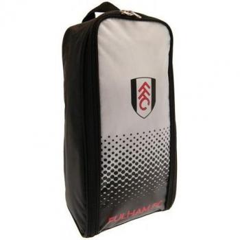 Fulham FC Fade Soccer Boot Bag - Silver/Black, One Size