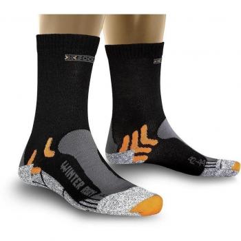 X-Socks Run Winter - Calcetines para hombre, color negro, talla 39/42