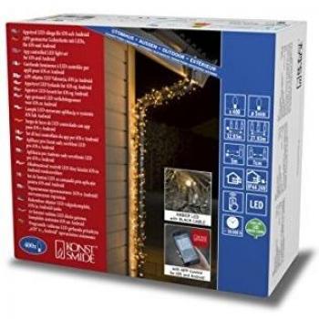 Cadena de luces LED Micro para exteriores Konstsmide, 400 lámparas ámbar, controlada por App (Android & iOS)