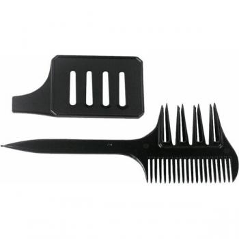 Efalock Professional - Peine para mechas con plantilla, tipo: peines, características: 1 pieza, unisex, productos de peluquería, accesorios para la coloración