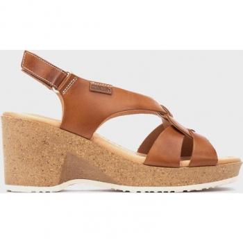 Sandalias Pikolinos Arenales W3B-1518 de cuña con cierre adherente y diseño en piel - ¡Moda y confort para tus pies!