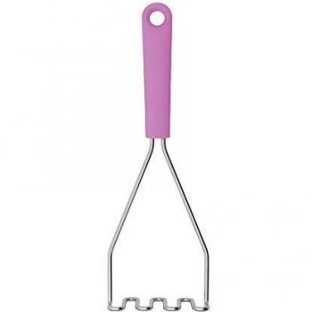 Brabantia Tasty Colours Prensapurés, Acero Inoxidable, Púrpura, 5.5x8.5x25.5 cm
