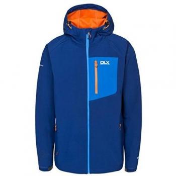 Trespass DLX Wallis Twilight/Sunrise, L - Chaqueta impermeable para hombre, talla L, color azul