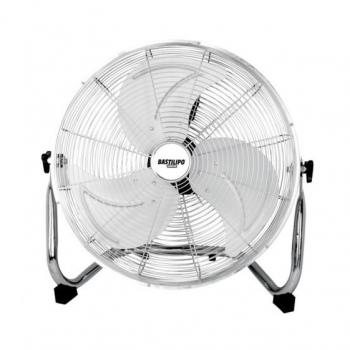 Ventilador Industrial Bastilipo Adriático Cromado 55cm Ø 140W 3 Velocidades con palas de aluminio y base inclinable