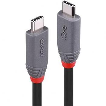 Cable USB-C LINDY 36947 0,8 m Gen 3x2 Negro