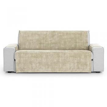 Cubre Sofá Protector Antimanchas Acabado Aterciopelado Impermeable Modelo Turin Marfil 4 Plazas 190 cm (210-250 cm)