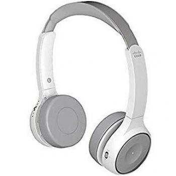 Auriculares Cisco 730 Duo Platinum, Bluetooth Inalámbricos, con Soporte de Carga y Adaptador USB-A, Cancelación Activa de Ruido