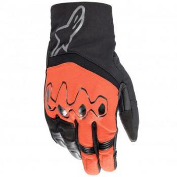 Alpinestars Hyde XT Drystar XF Motorcycle Gloves - Fire Red/Black - Protection and Flexibility