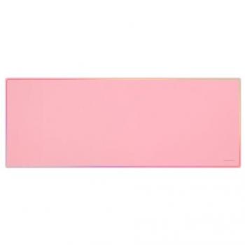 Alfombrilla Gaming XXL 88x33cm Mars Gaming MMP224, Diseño Arcoíris, Base Antideslizante de Caucho Natural, Superficie Nanotextil Rosa