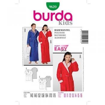 Burda Patrón 9620 Kids Albornoz