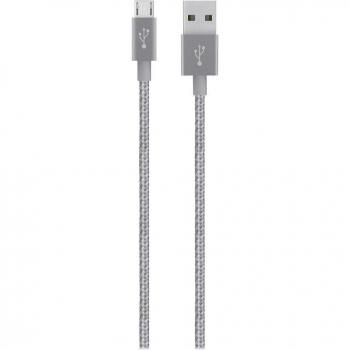 Belkin Premium MIXIT Metallic Micro-USB to USB Cable - 1.2m Grey