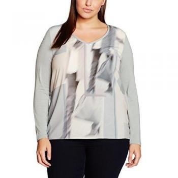 SAMOON by Gerry Weber Evergreen, Camiseta de Manga Larga para Mujer, Grün