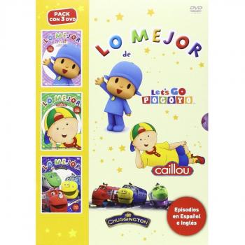 Pack: Lo Mejor De Caillou + Lo Mejor De Chuggington + Lo Mejor De Let's Go Pocoyó [DVD]