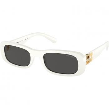 Miu Miu MU08ZS 1425S0 Women's Sunglasses White Size 53