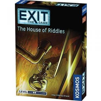 Thames & Kosmos | 694043 | EXiT: The House of Riddles | Level: Beginner | Unique Escape Room Game | 1-4 Players | Ages 10+