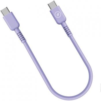 Muvit For Change Cable Tipo C a Tipo C 3A/60W 0.2m Lavanda