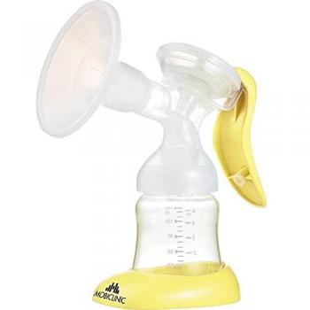 Extractor de leche manual Mobiclinic con mango ergonómico, copa anatómica, libre de BPA, bombeo silencioso, protector de pecho ajustable y cómodo