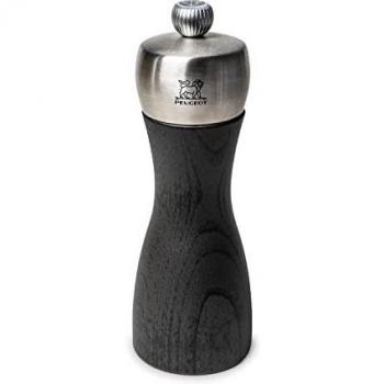 Molino de Sal Manual Peugeot Fidji 15cm Grafito/Inox - Ajustable, Madera y Acero Inoxidable