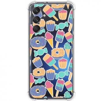 Funda Antigolpes de Silicona para Samsung Galaxy M55 5G Diseño Dulces 02