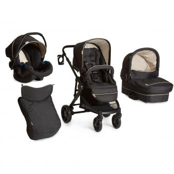 Hauck Atlantic Plus Trio Set - Sistema de viaje, color caviar