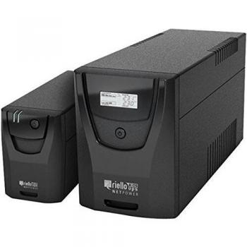 Riello Netpower - Sistema de alimentación ininterrumpida, 1000 VA, Color Negro