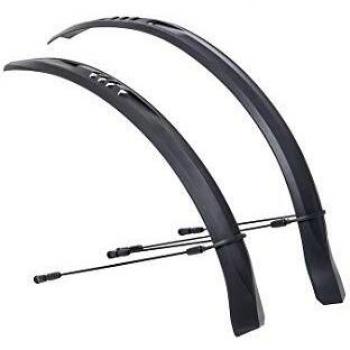 Viper S Black Mudguard Set with Struts for 26-29 Wheels