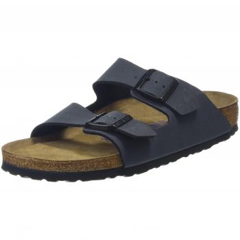 Birkenstock 52873 - Sandalias con hebilla unisex, color gris, talla 44