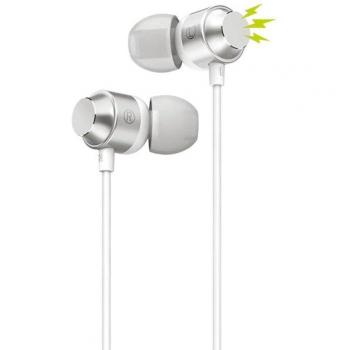 Auriculares Estéreo Muvit For Change M32 USB Tipo C Magnéticos Blancos