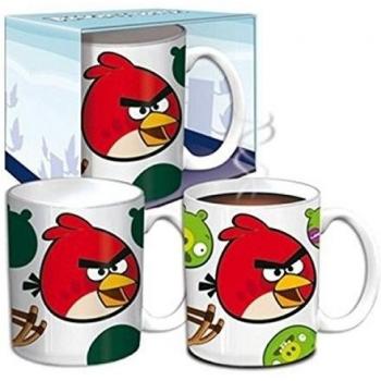 Taza de Angry Birds con efecto térmico