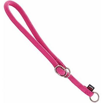 Collar Semi-estrangulador de Nylon para Perro Martin Sellier, Ajustable y Antitirones (Rosa)