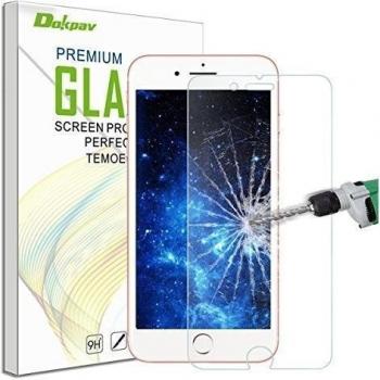 iPhone 7 Film Protector de Pantalla,Dokpav® Ultra-delgada Transparente Vidrio Templado Film Protector de Pantalla para Apple iPhone 7